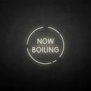 'now boiling' neon sign - VINTAGE SIGN