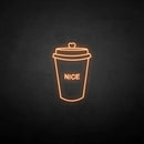 'NICE miketea' neon sign - VINTAGE SIGN