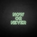 'Now or never' neon sign - VINTAGE SIGN