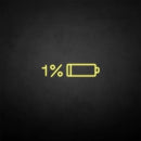 'Battery off' neon sign - VINTAGE SIGN