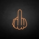 'Middle finger' neon sign - VINTAGE SIGN