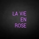 'LA VIE EN ROSE' neon sign - VINTAGE SIGN