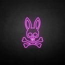 'the skeleton of the rabbit' neon sign - VINTAGE SIGN
