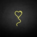 'Heart balloon ' neon sign - VINTAGE SIGN