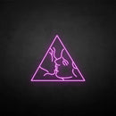 'FACE IN TRIANGLE' neon sign - VINTAGE SIGN