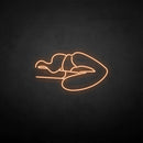 'Cigerrate and lip' neon sign - VINTAGE SIGN