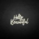 'hello beautiful' neon sign - VINTAGE SIGN