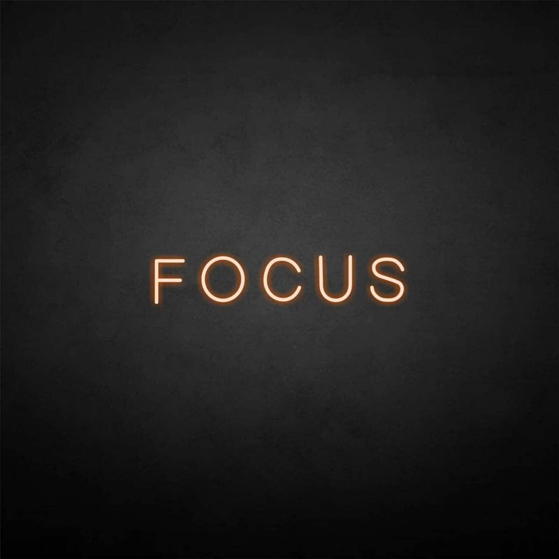 'Focus' neon sign - VINTAGE SIGN