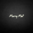 'Marry me ?' neon sign - VINTAGE SIGN