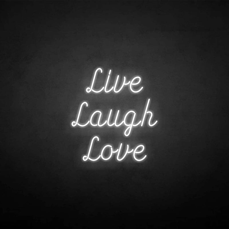 'Live Laugh Love' neon sign - VINTAGE SIGN