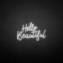 'hello beautiful' neon sign - VINTAGE SIGN