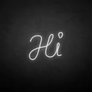 'HI' neon sign - VINTAGE SIGN