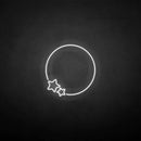 'Moon and star' neon sign - VINTAGE SIGN