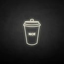 'NICE miketea' neon sign - VINTAGE SIGN
