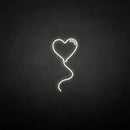 'Heart balloon ' neon sign - VINTAGE SIGN