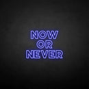 'Now or never' neon sign - VINTAGE SIGN