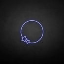 'Moon and star' neon sign - VINTAGE SIGN