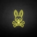 'the skeleton of the rabbit' neon sign - VINTAGE SIGN
