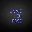 'LA VIE EN ROSE' neon sign - VINTAGE SIGN