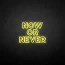 'Now or never' neon sign - VINTAGE SIGN
