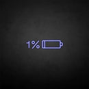 'Battery off' neon sign - VINTAGE SIGN