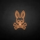 'the skeleton of the rabbit' neon sign - VINTAGE SIGN