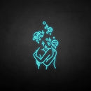 'The love of planet' neon sign - VINTAGE SIGN