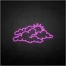 'cloud and sun' neon sign - VINTAGE SIGN