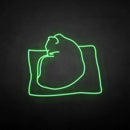 'The cat on the pillow' neon sign - VINTAGE SIGN