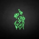 'The love of planet' neon sign - VINTAGE SIGN