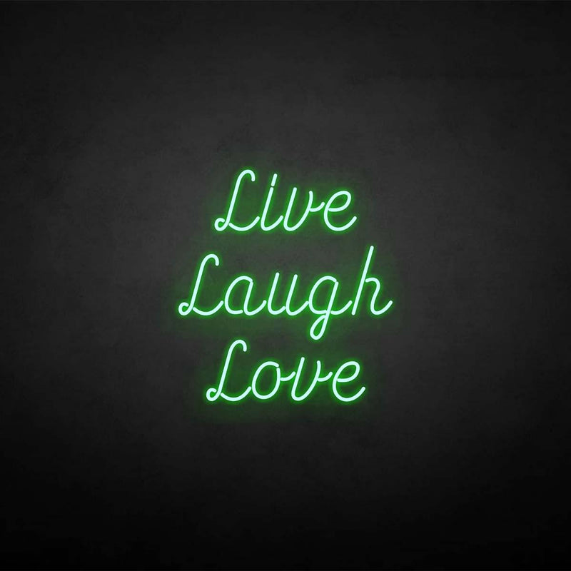 'Live Laugh Love' neon sign - VINTAGE SIGN