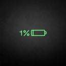 'Battery off' neon sign - VINTAGE SIGN