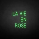 'LA VIE EN ROSE' neon sign - VINTAGE SIGN