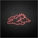 'cloud and sun' neon sign - VINTAGE SIGN