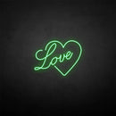 'Love heart' neon sign - VINTAGE SIGN