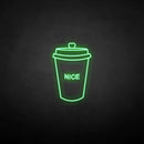 'NICE miketea' neon sign - VINTAGE SIGN