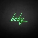 'Baby' neon sign - VINTAGE SIGN