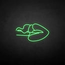 'Cigerrate and lip' neon sign - VINTAGE SIGN