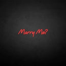 'Marry me ?' neon sign - VINTAGE SIGN