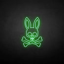 'the skeleton of the rabbit' neon sign - VINTAGE SIGN