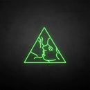 'FACE IN TRIANGLE' neon sign - VINTAGE SIGN