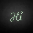 'HI' neon sign - VINTAGE SIGN