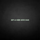 'ZIP' neon sign - VINTAGE SIGN