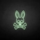 'the skeleton of the rabbit' neon sign - VINTAGE SIGN