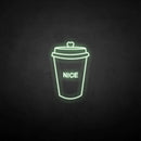 'NICE miketea' neon sign - VINTAGE SIGN
