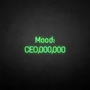 'Mood CEO' neon sign - VINTAGE SIGN