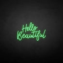 'hello beautiful' neon sign - VINTAGE SIGN