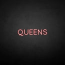 'QUEENS' neon sign - VINTAGE SIGN