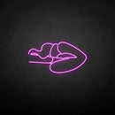 'Cigerrate and lip' neon sign - VINTAGE SIGN