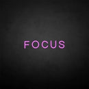 'Focus' neon sign - VINTAGE SIGN
